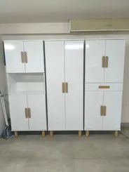 Ünye Spot sıfır beyaz kiler dolabı, çok kapaklı mutfak dolabı